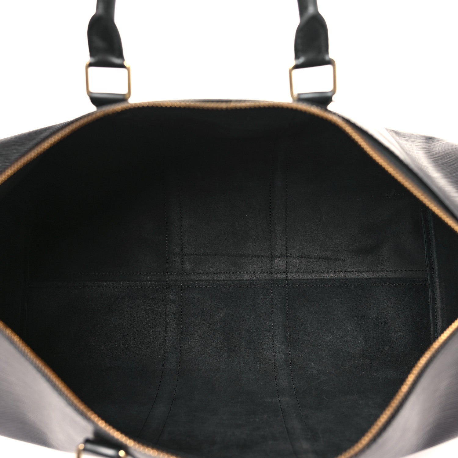 Louis Vuitton Epi Keepall 50 Black 4 of 8