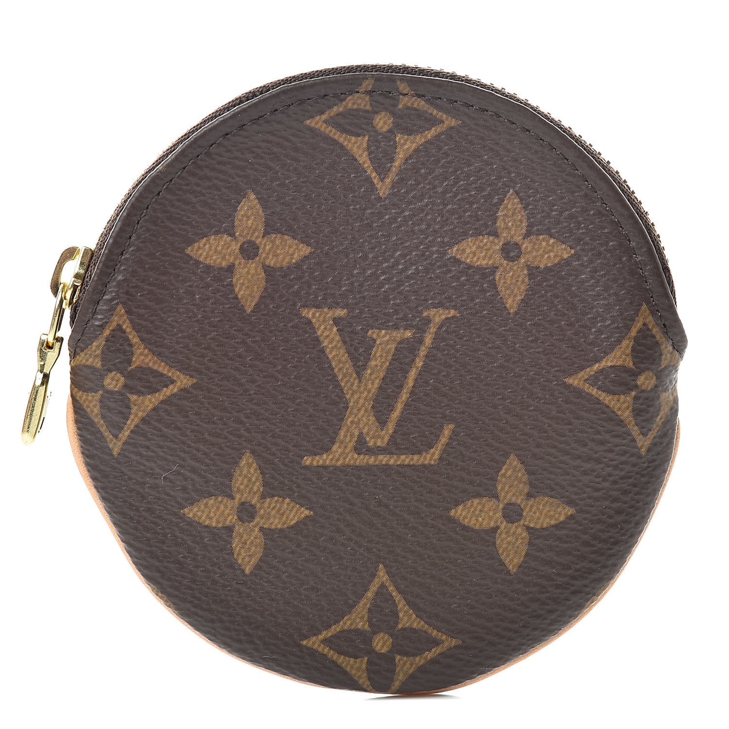 Monogram Round Coin Purse