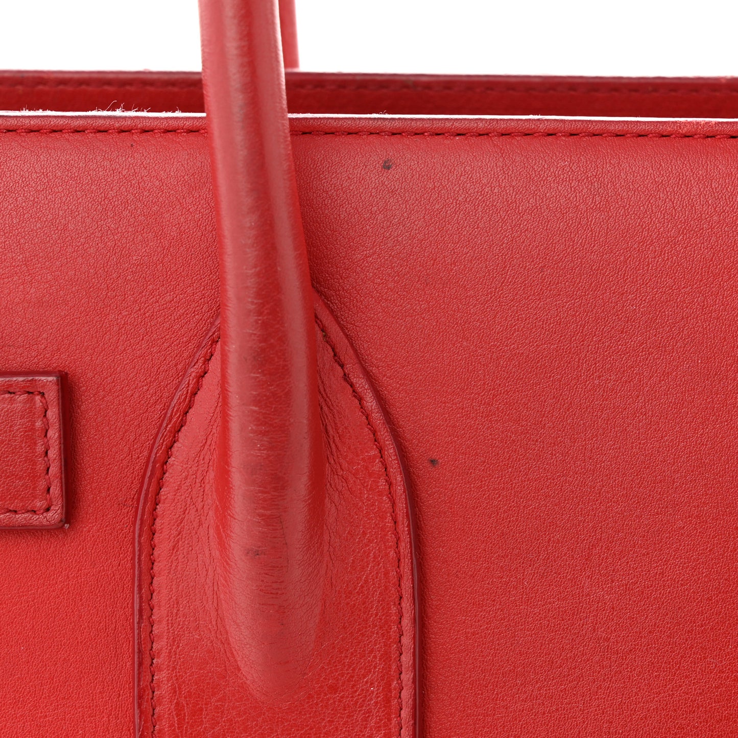 Calfskin Small Sac De Jour Vermillion