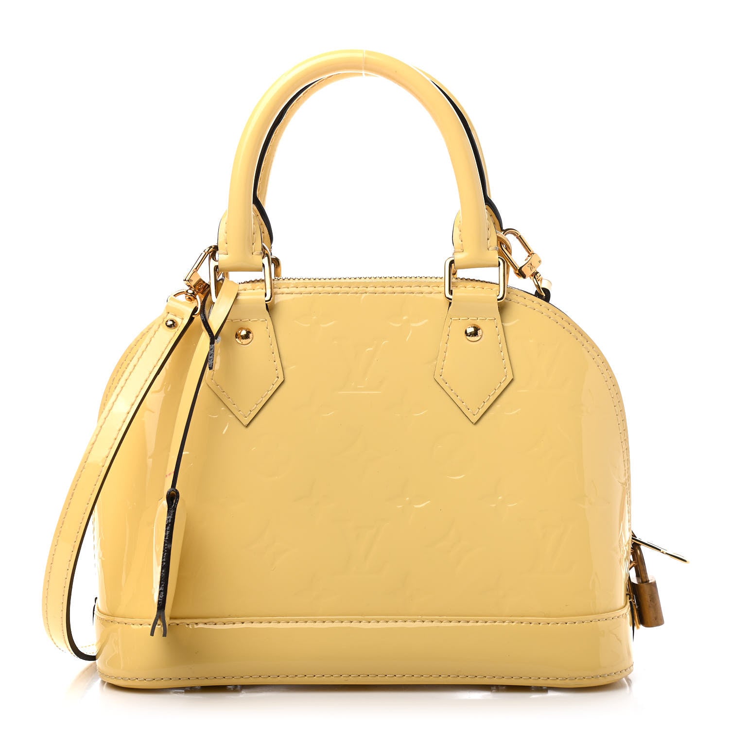 Louis Vuitton Vernis Alma BB Citrine 1 of 10