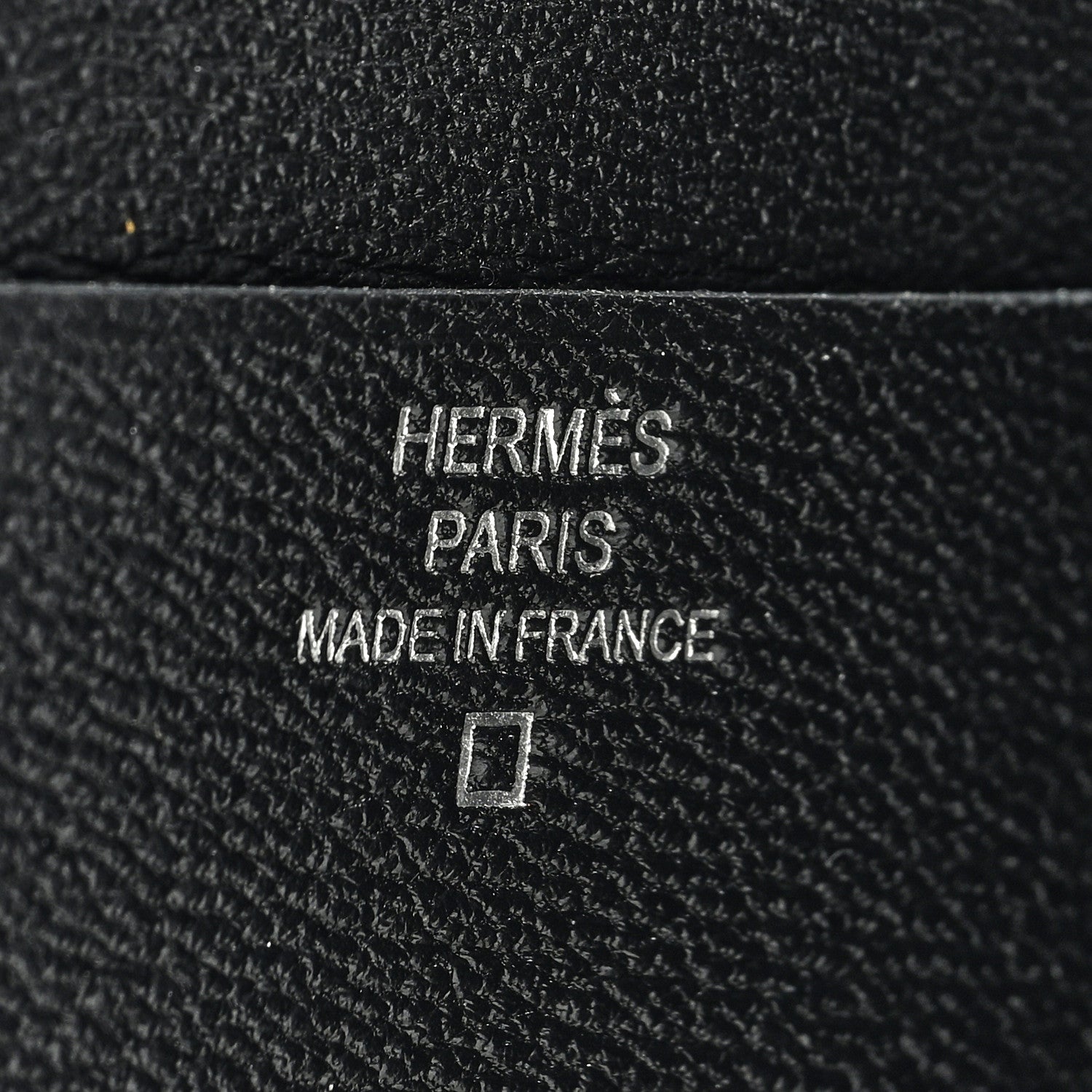Hermes Matte Alligator MC2 Euclide Card Holder Black 6 of 6