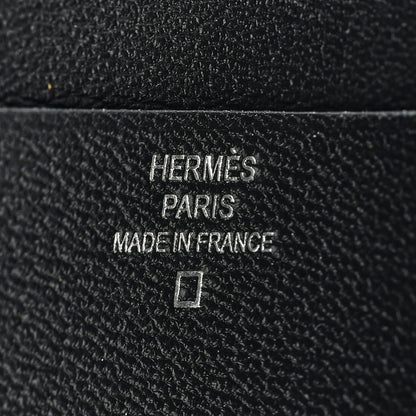 Hermes Matte Alligator MC2 Euclide Card Holder Black 6 of 6