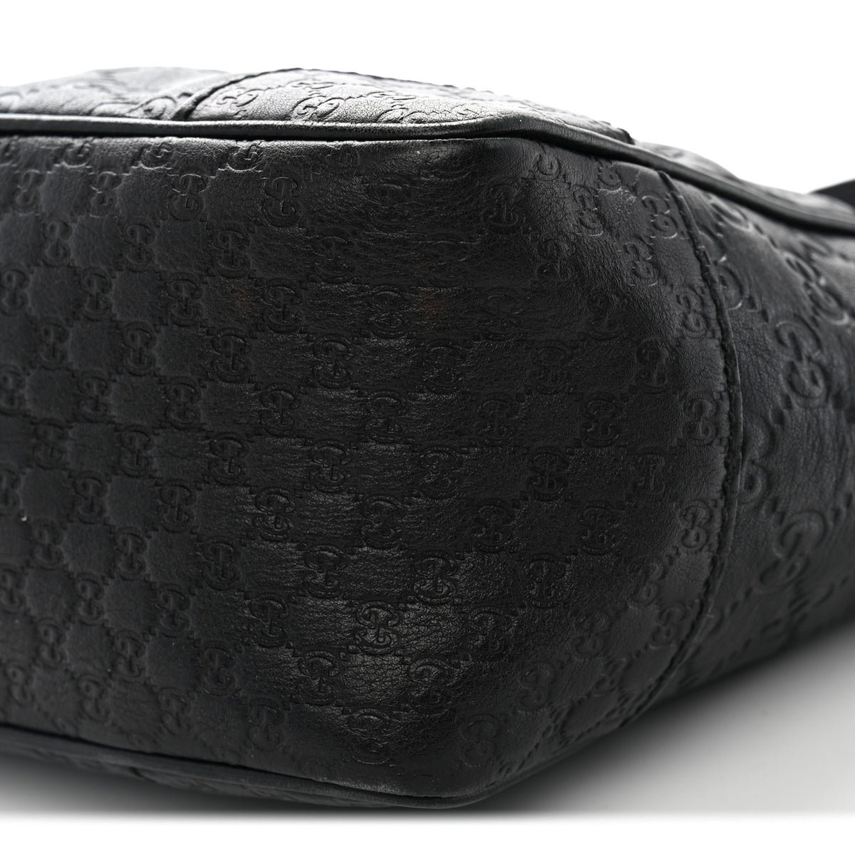 Gucci Guccissima Mini Bree Top Handle Bag Black 10 of 15