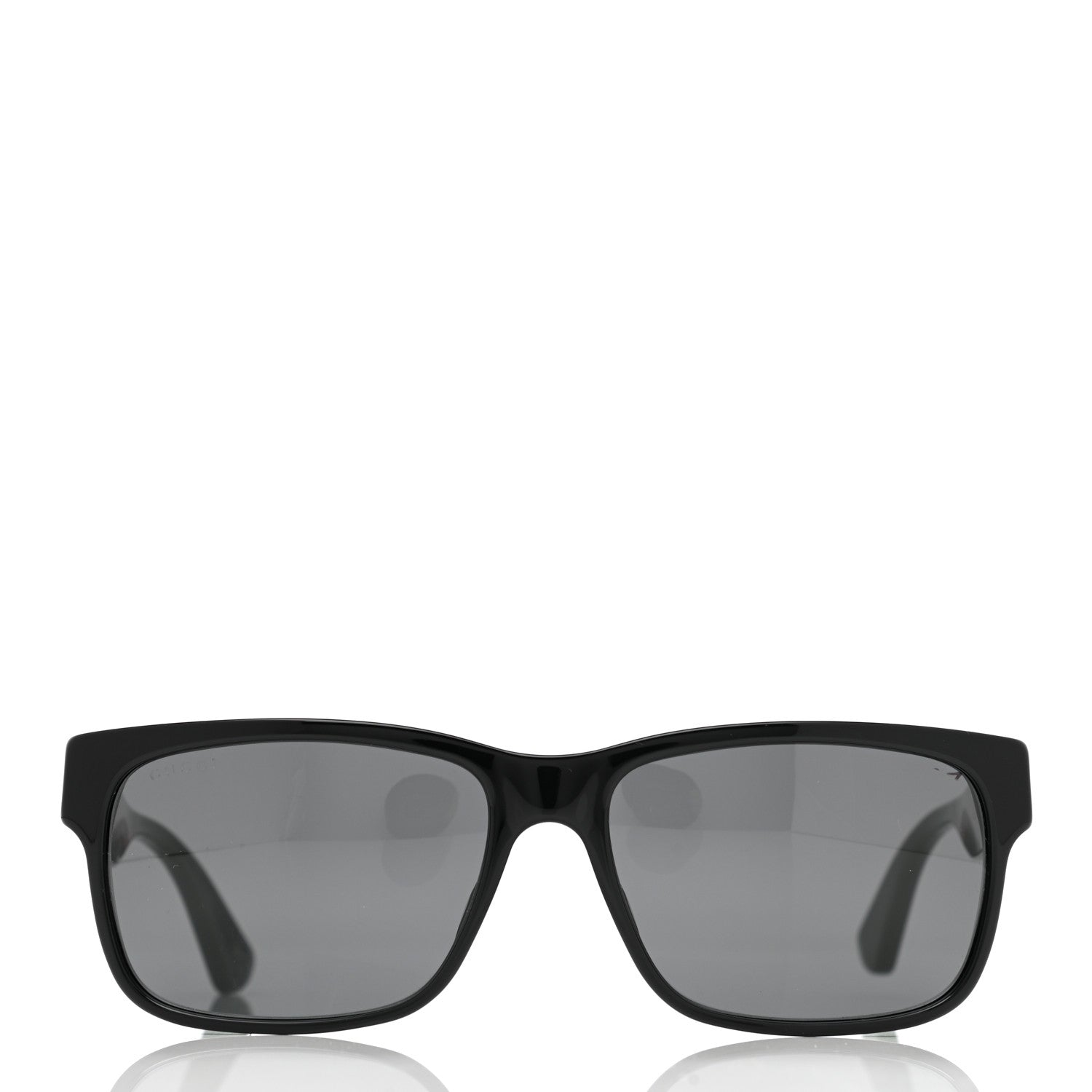 Gucci Acetate Square Frame Web Sunglasses GG0340S Black 2 of 10