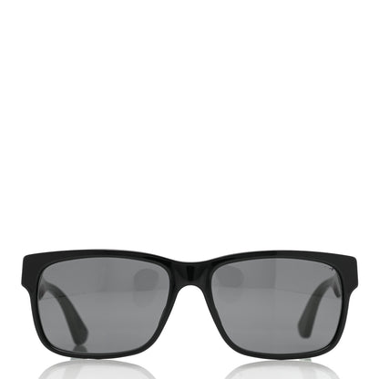 Gucci Acetate Square Frame Web Sunglasses GG0340S Black 2 of 10