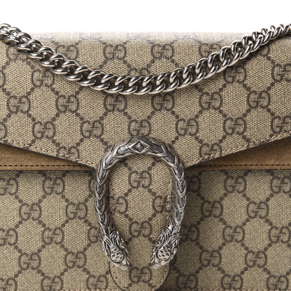 Gucci GG Supreme Monogram Small Dionysus Shoulder Bag Taupe 10 of 11