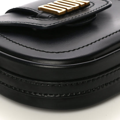 Christian Dior Calfskin Mini D Fence Saddle Bag Black 10 of 16