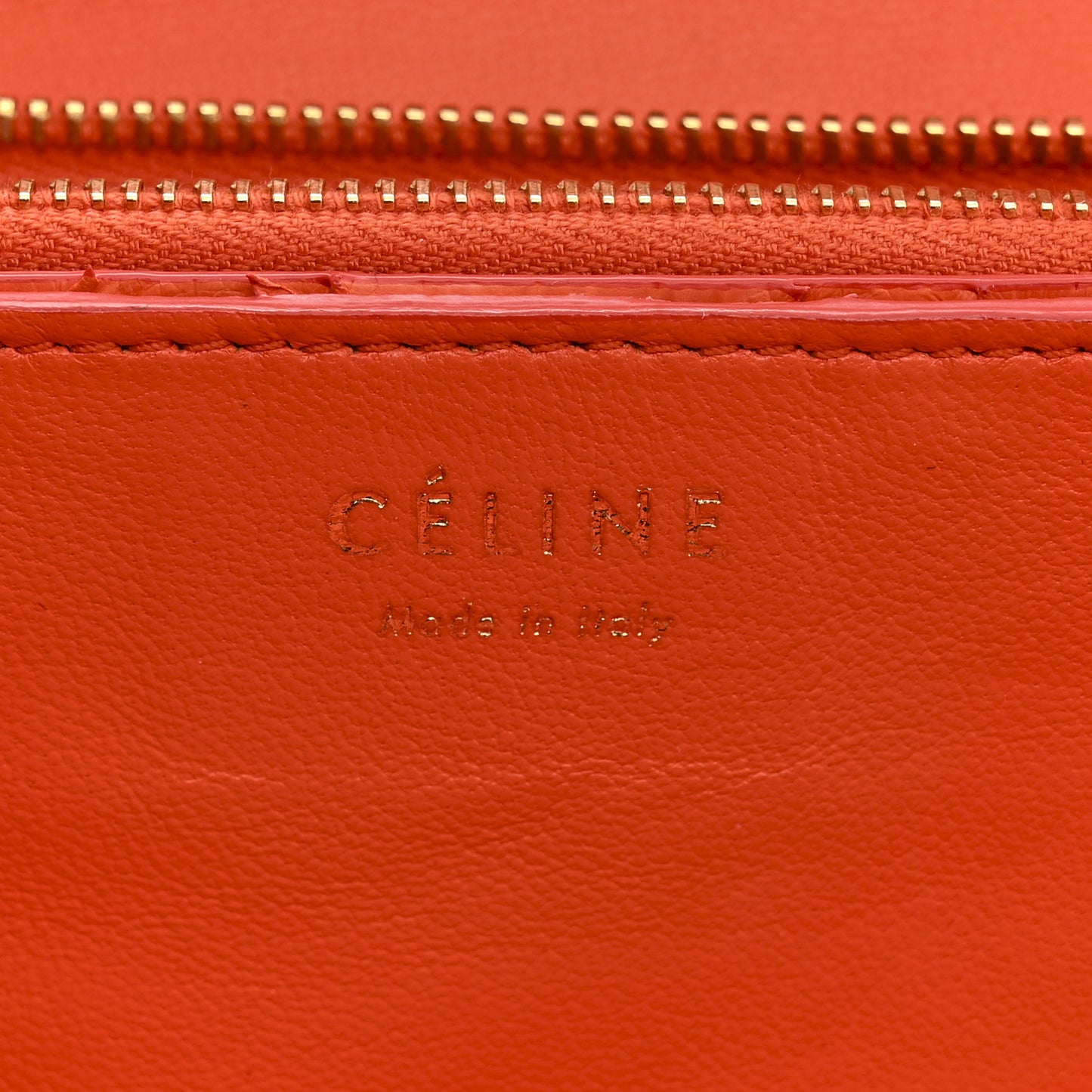 Snakeskin Classic Box Flap Orange