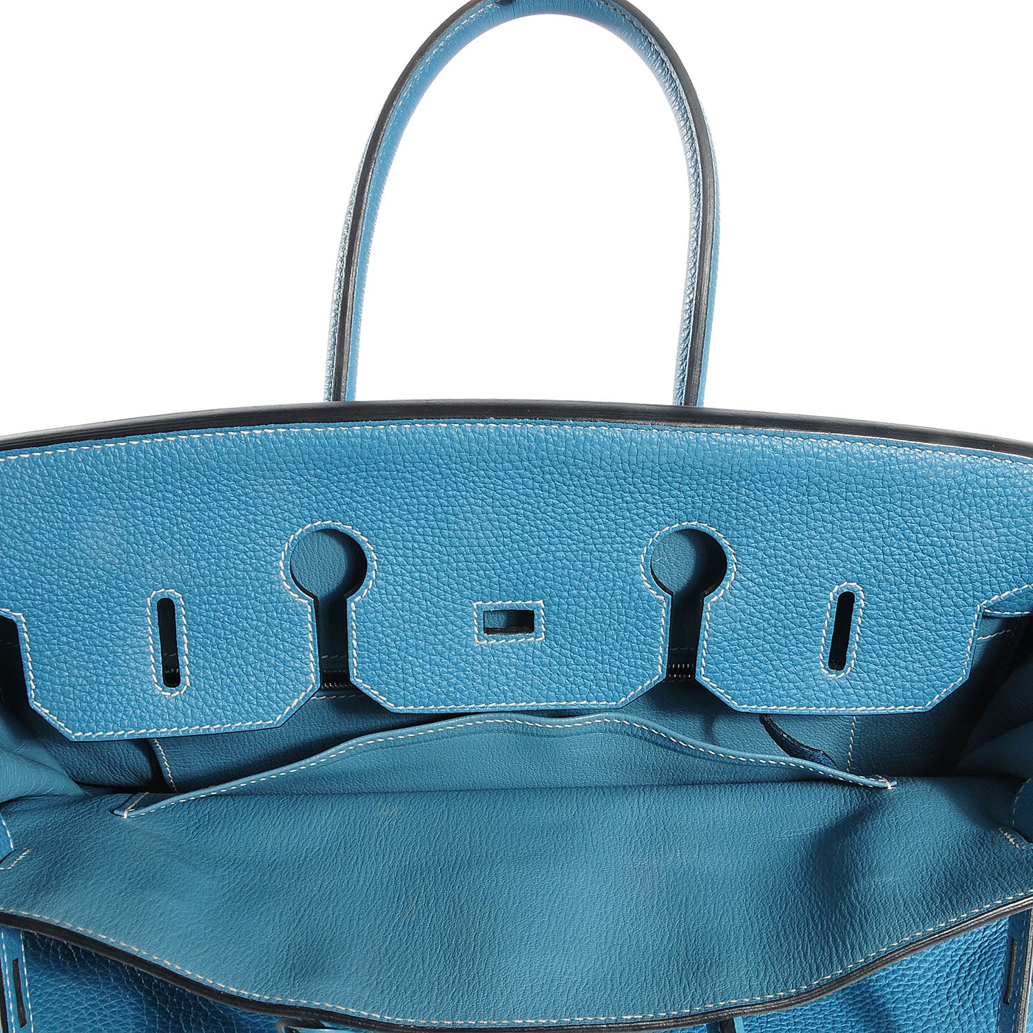 Hermes Togo Birkin 35 Blue Jean 21 of 28