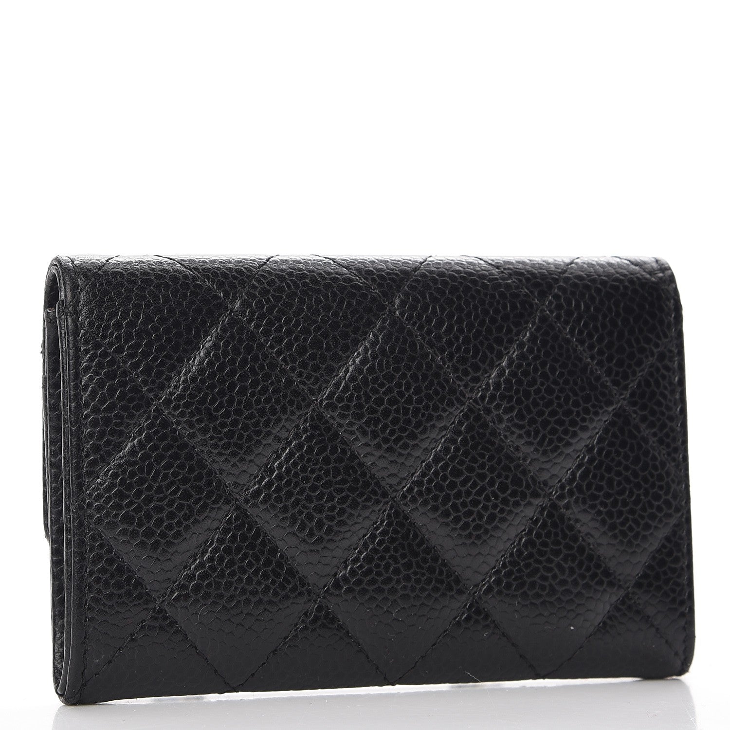 Chanel Caviar Quilted Flap Card Holder Black 10 of 14
