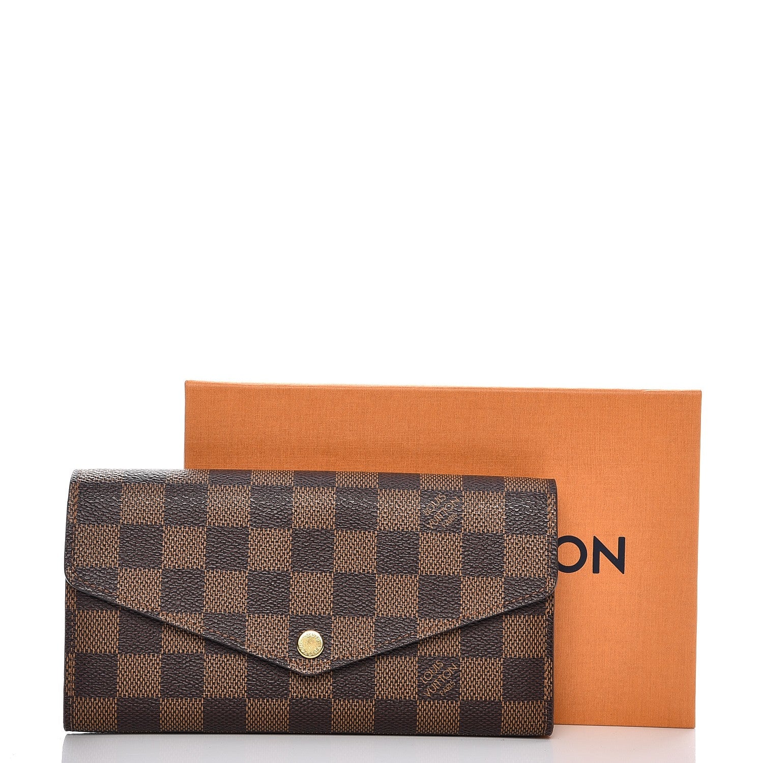 Louis Vuitton Damier Ebene Sarah Wallet NM 7 of 7
