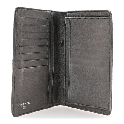 Chanel Metallic Aged Calfskin Quilted Reissue Yen Wallet Silver 5 of 8