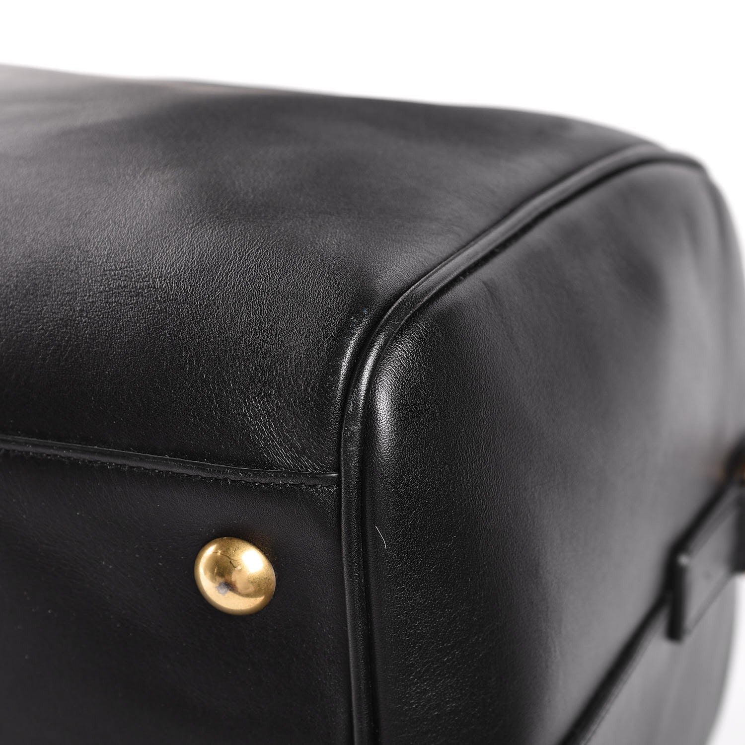 Saint Laurent Calfskin Classic Duffle 6 Black 12 of 16