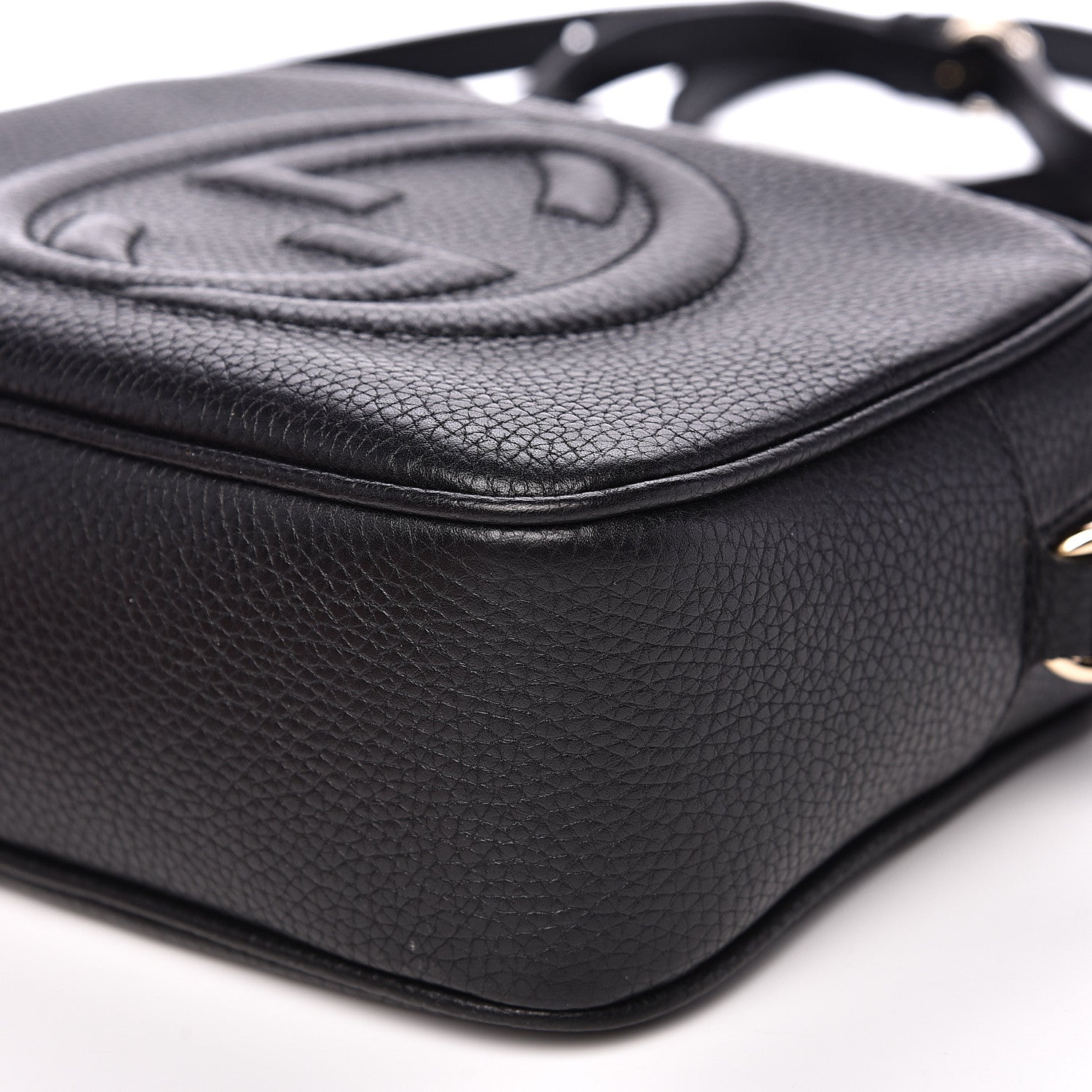 Gucci Pebbled Calfskin Small Soho Disco Bag Black 8 of 8