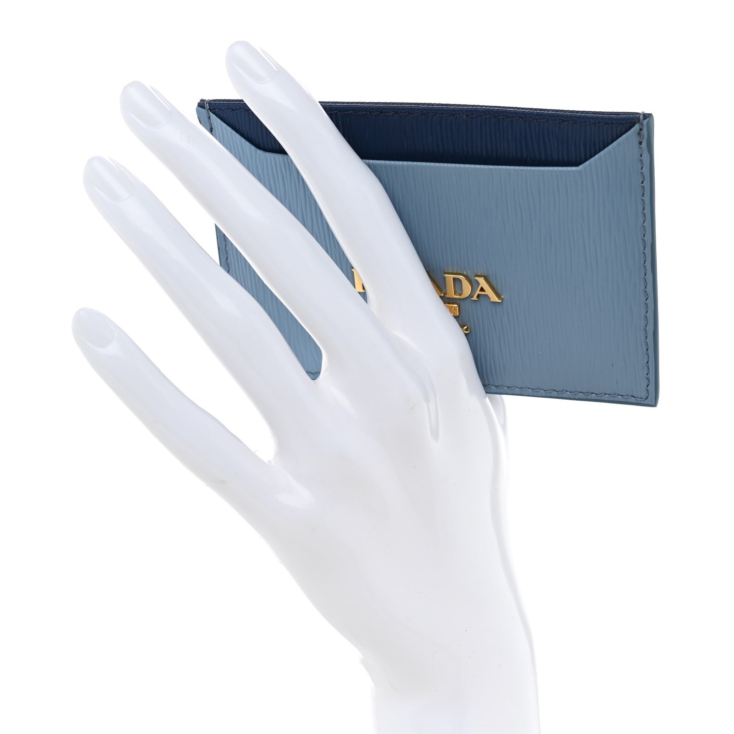 Vitello Move Metal Card Holder Astrale Blue