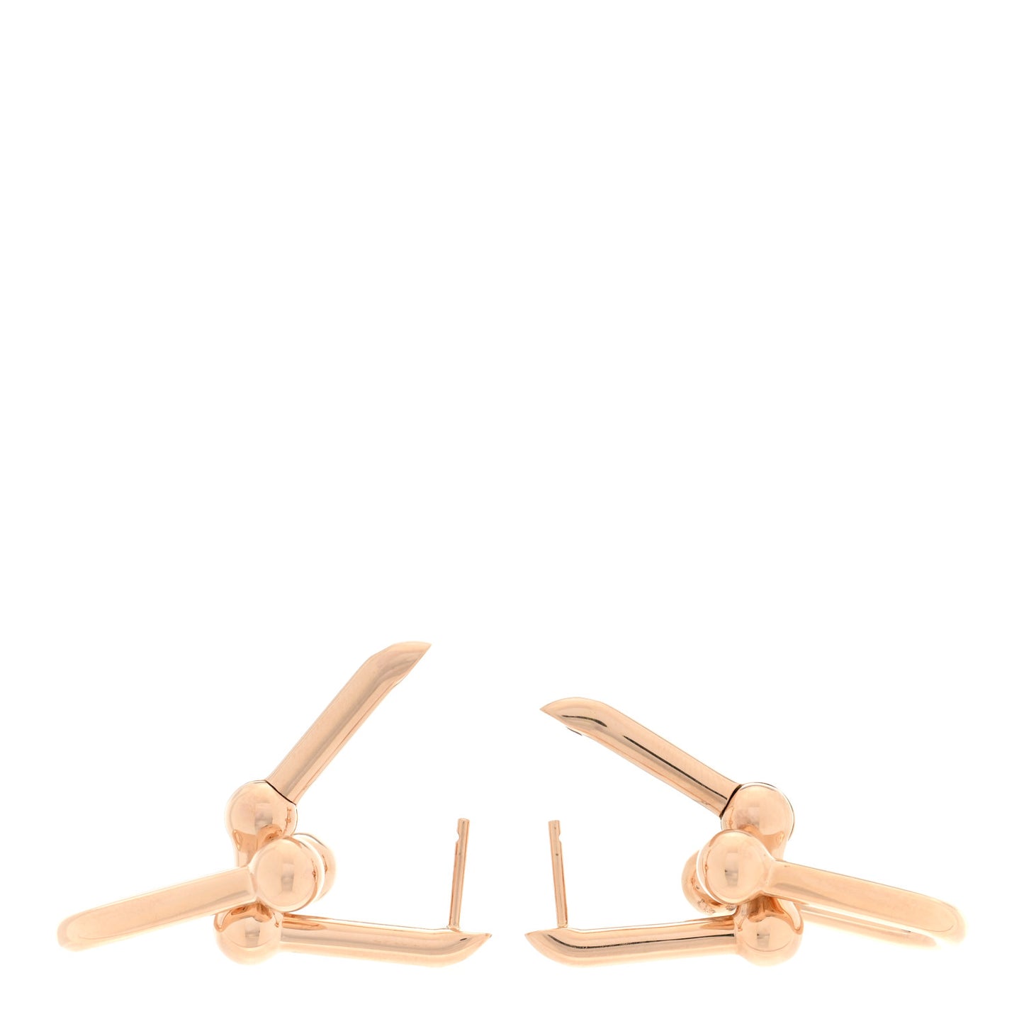 18K Rose Gold Large HardWear Link Earrings