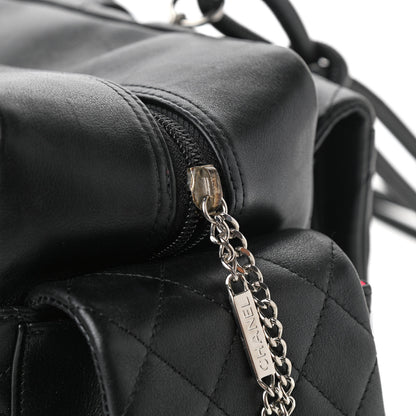 Chanel Calfskin Quilted Large Cambon Multipocket Reporter Black 11 of 11