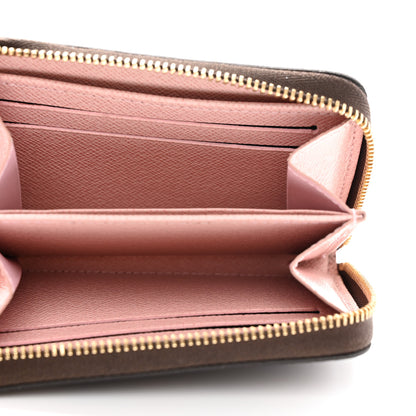 Louis Vuitton Damier Ebene Zippy Coin Purse Rose Ballerine 5 of 7