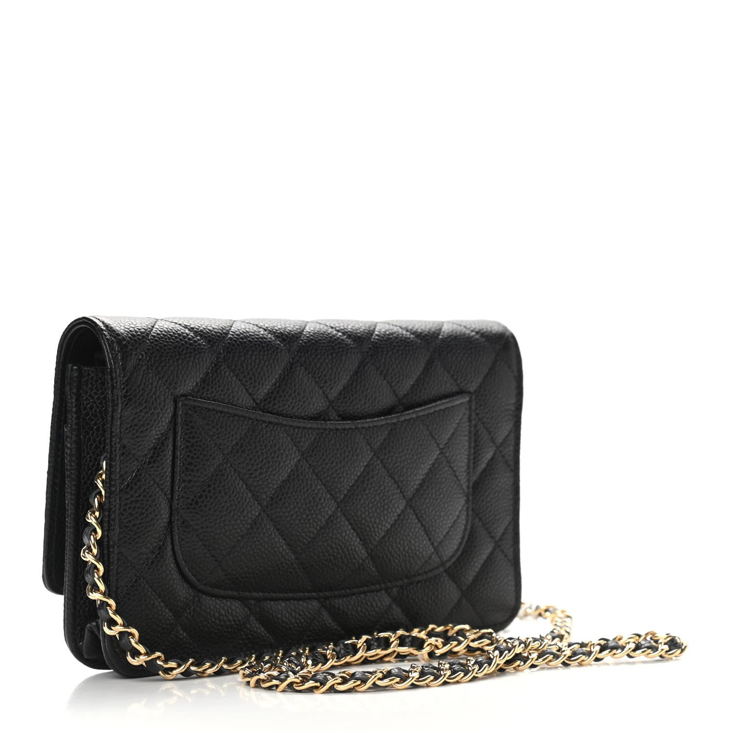 Chanel Caviar Quilted Wallet On Chain WOC Black 3 of 10