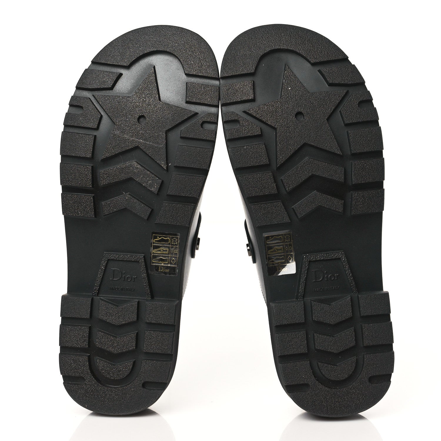 Christian Dior Calfskin Diorquake Buckled Lug Sole 15mm Clogs 38 Black 5 of 8