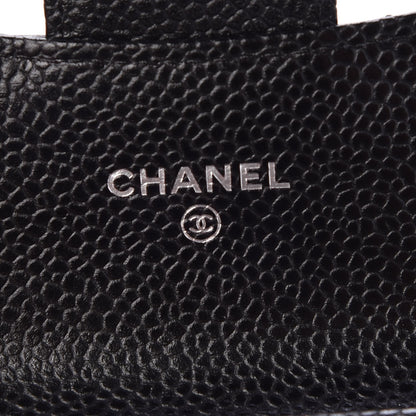 Chanel Caviar Quilted Flap Card Holder Black 6 of 9
