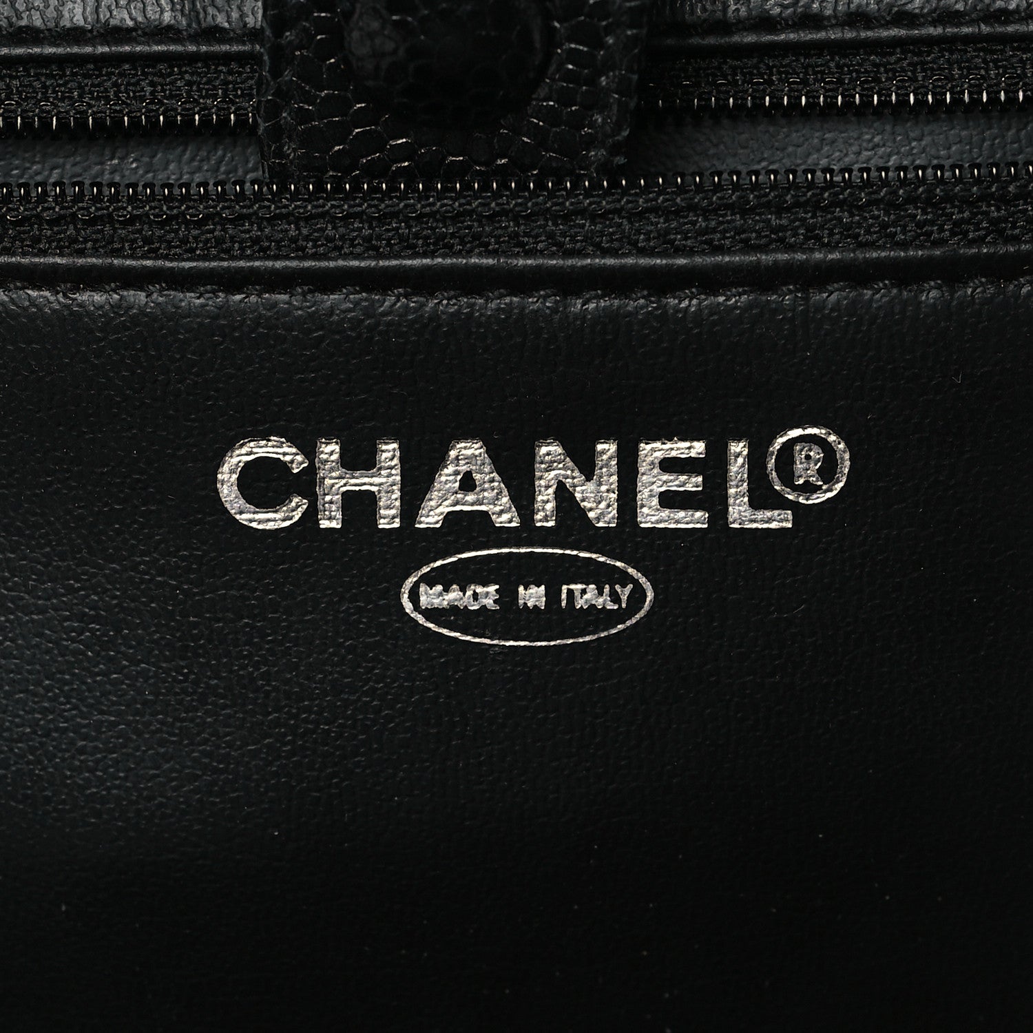 Chanel Caviar Timeless CC Vanity Case Black 6 of 10