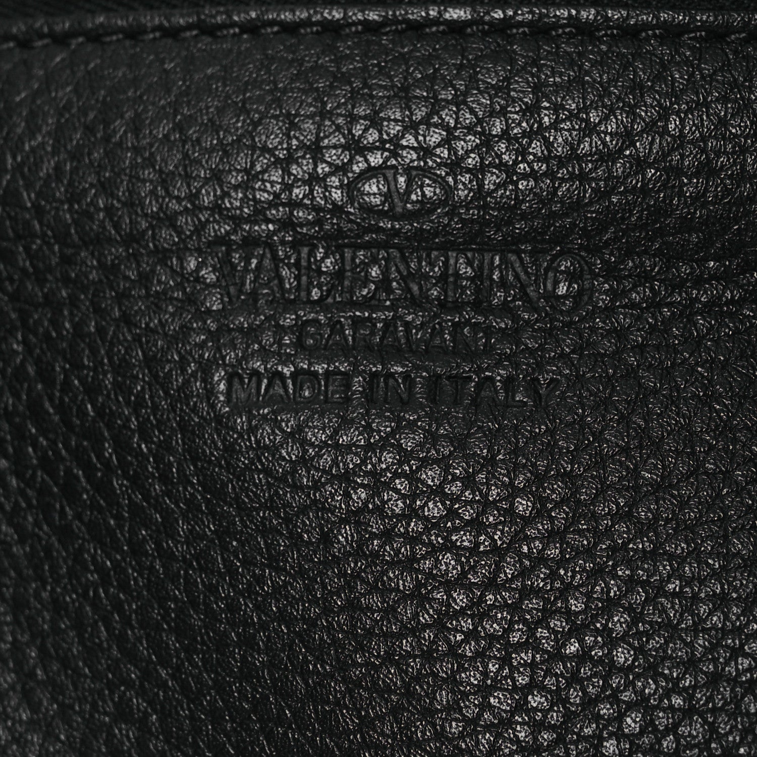 Valentino Garavani Grained Calfskin Small Rockstud Tote Black 6 of 9