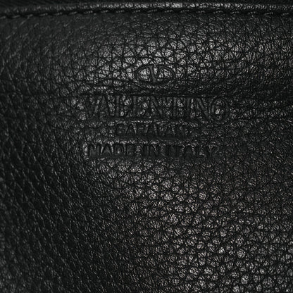 Valentino Garavani Grained Calfskin Small Rockstud Tote Black 6 of 9