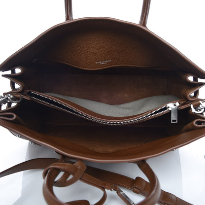 Saint Laurent Grained Calfskin Small Supple Sac De Jour Moka 5 of 9