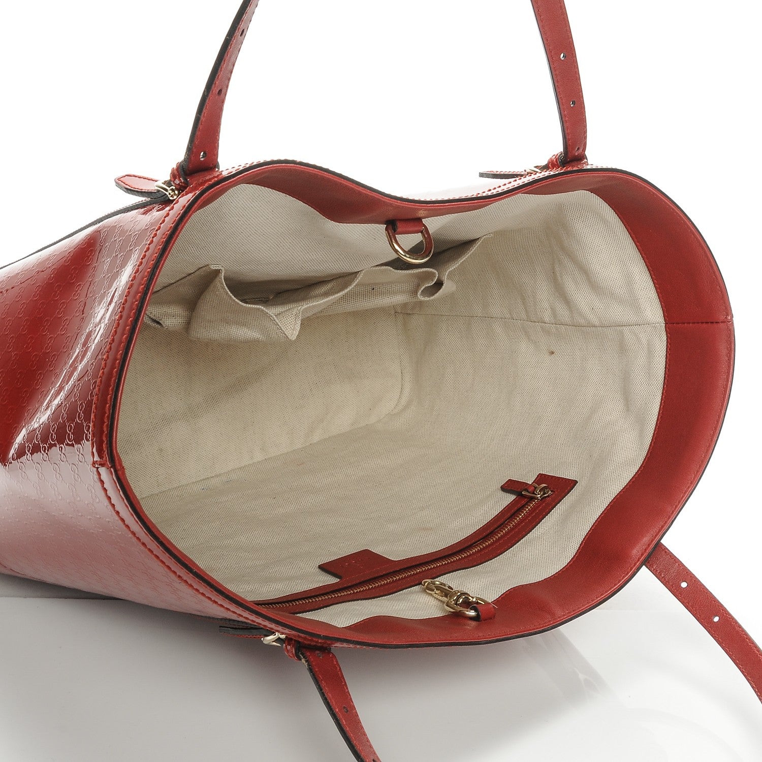 Gucci Patent Microguccissima Medium Nice Tote Rose Bed 6 of 8