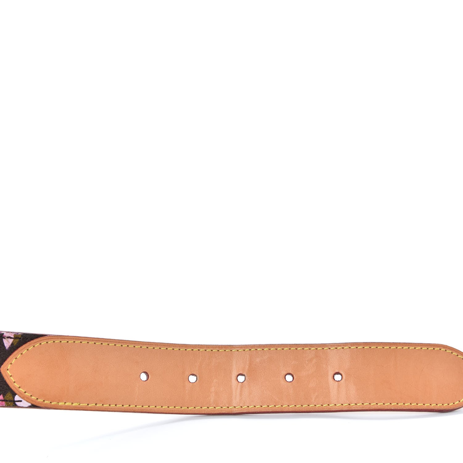 Louis Vuitton Monogram Watercolor Aquarelle Belt 95 38 Brown 7 of 8