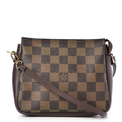 Louis Vuitton Damier Ebene Trousse Make Up Bag Pochette 1 of 8