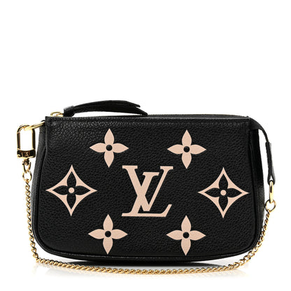 Louis Vuitton Empreinte Monogram Giant Mini Pochette Accessories Black 1 of 6