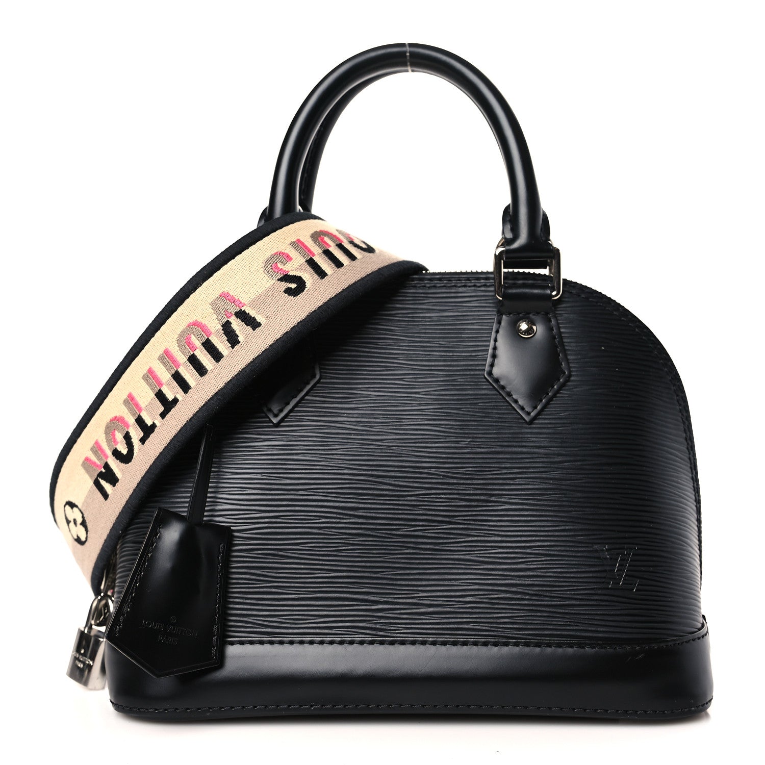 Louis Vuitton Epi Jacquard Alma BB Black 1 of 11