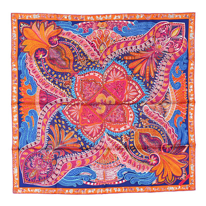 Hermes Silk Le Jardin De La Maharani Scarf 90 1 of 5