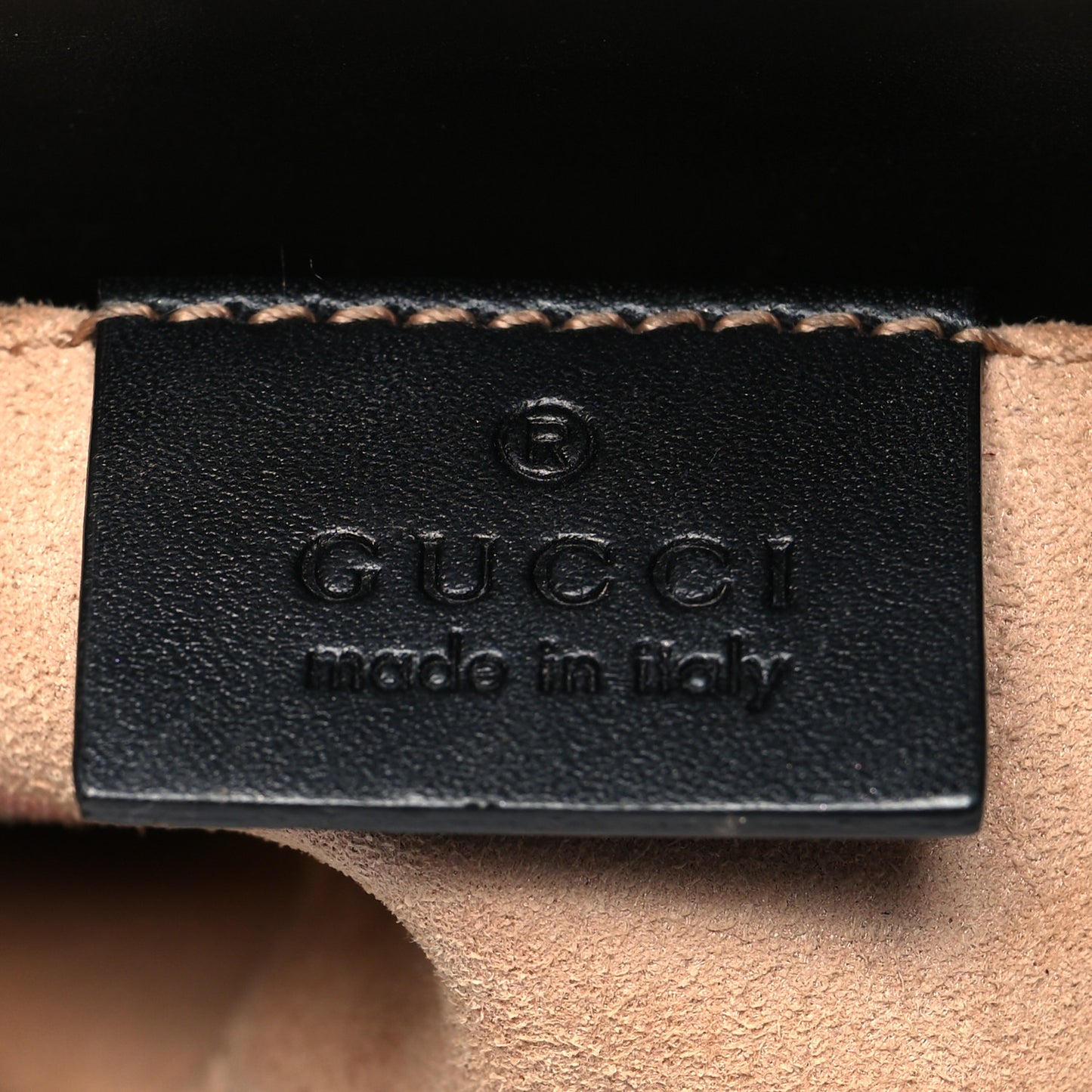 Guccissima Small Padlock Shoulder Bag Black