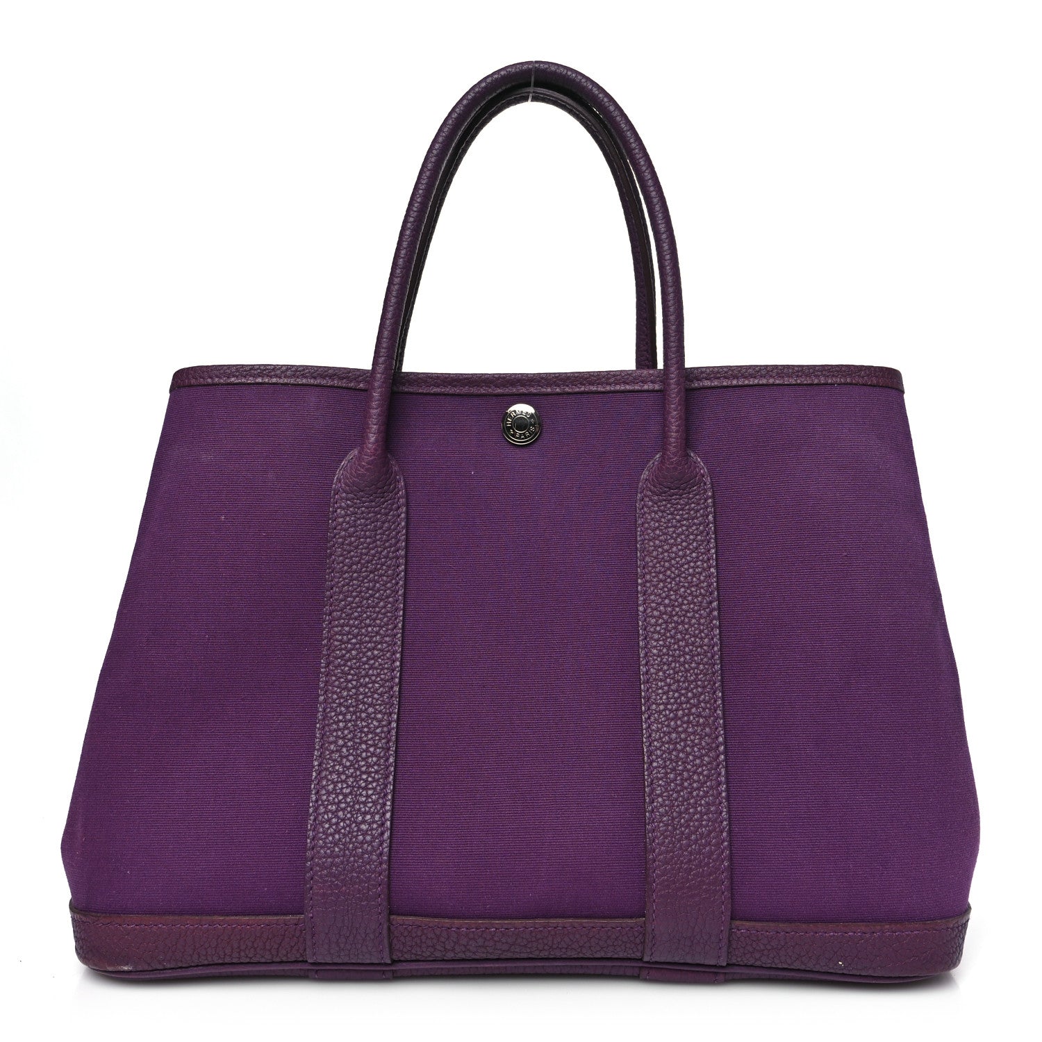 Hermes Toile Militaire Negonda Garden Party 30 TPM Cassis 1 of 10