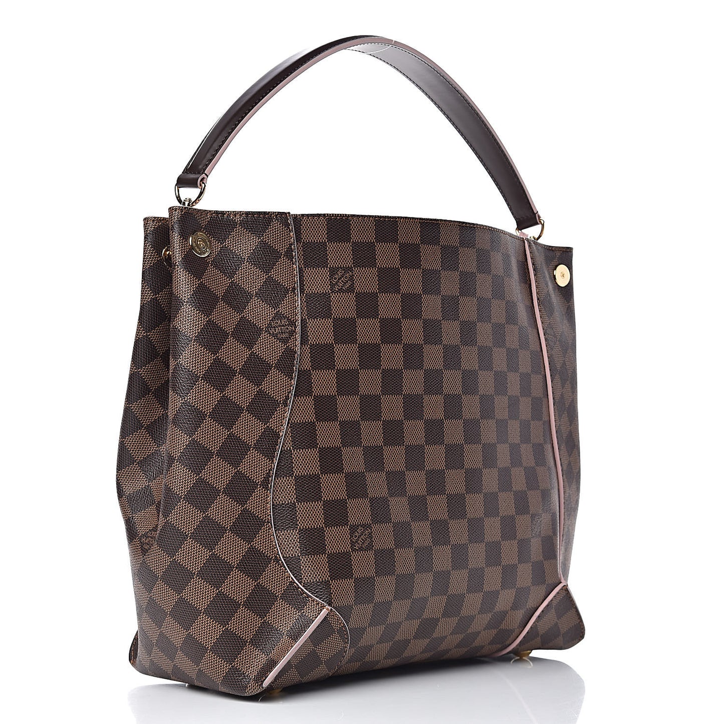 Damier Ebene Caissa Hobo Rose Ballerine
