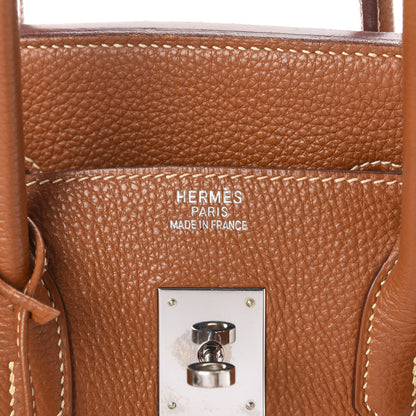 Hermes Togo Birkin 35 Gold 6 of 9