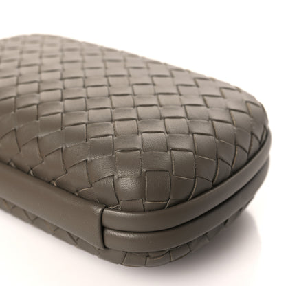 Bottega Veneta Nappa Intrecciato Chain Knot Clutch Steel 9 of 9