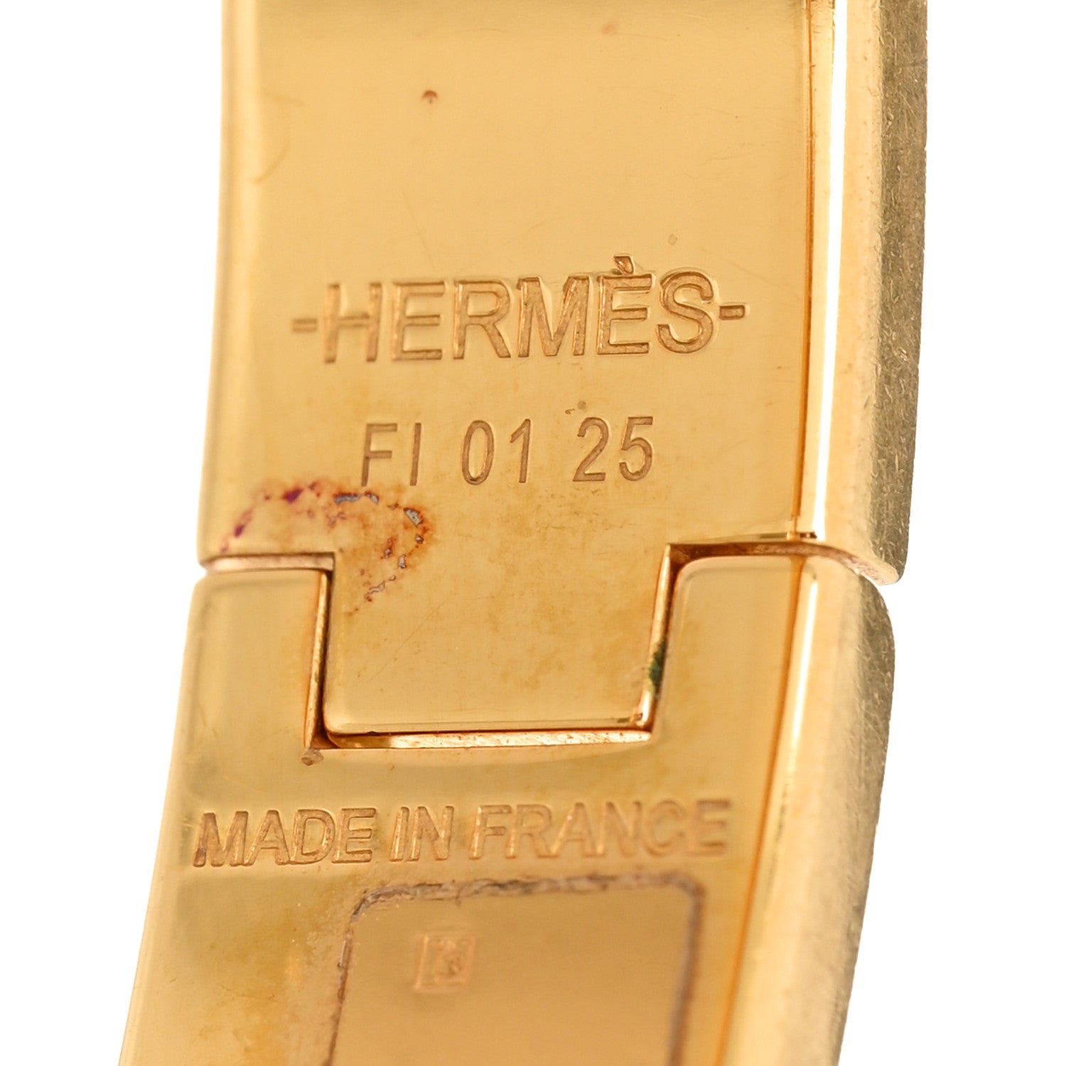 Hermes Enamel Narrow Clic Clac H Bracelet PM White 4 of 9