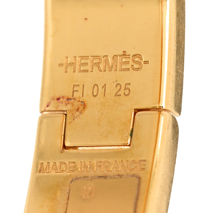 Hermes Enamel Narrow Clic Clac H Bracelet PM White 4 of 9