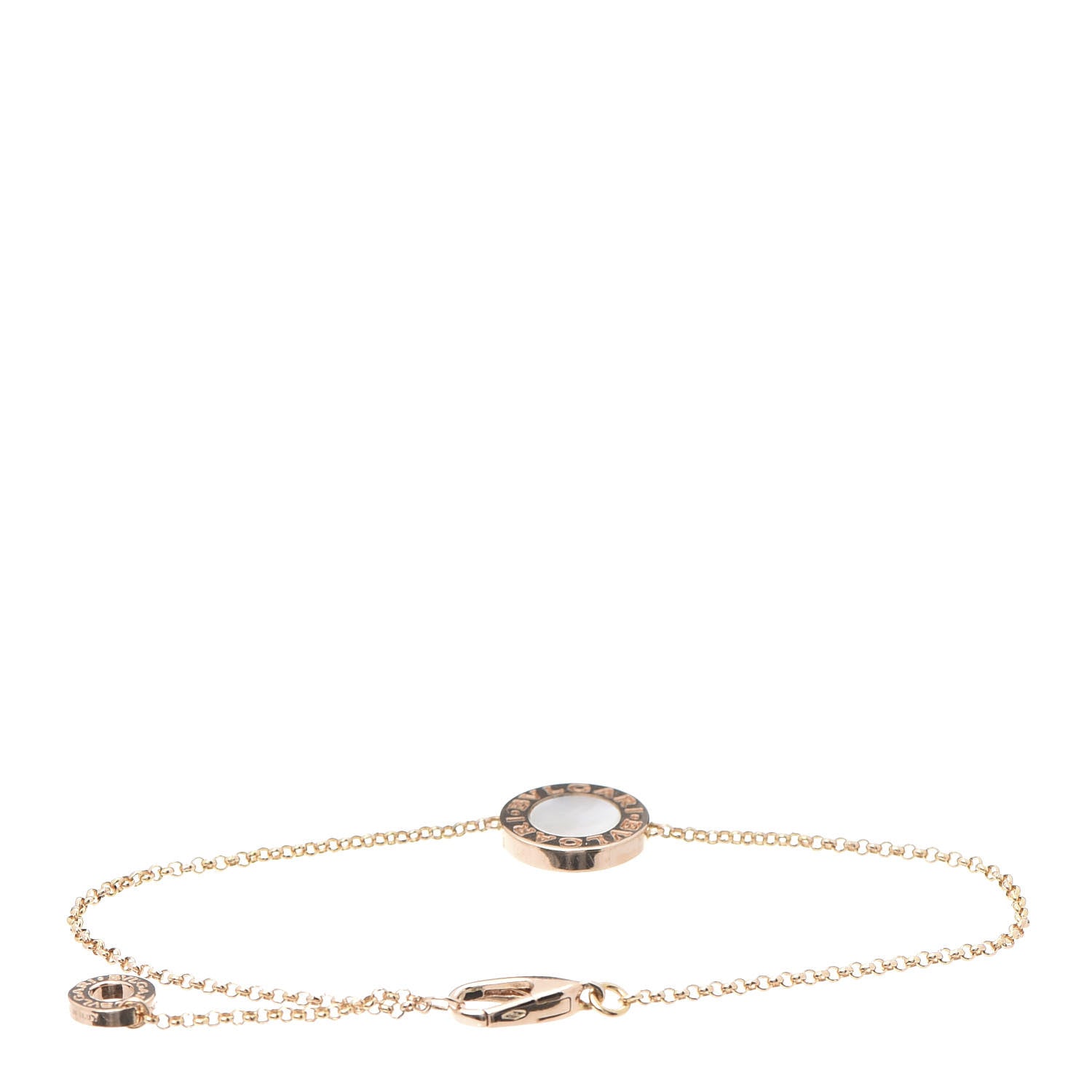 Bulgari BVLGARI 18K Rose Gold Mother of Pearl BVLGARI Bracelet SM 3 of 8