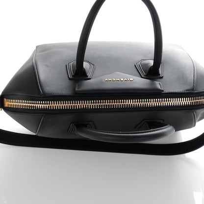 Givenchy Rubber Effect Calfskin Medium Antigona Black 9 of 12
