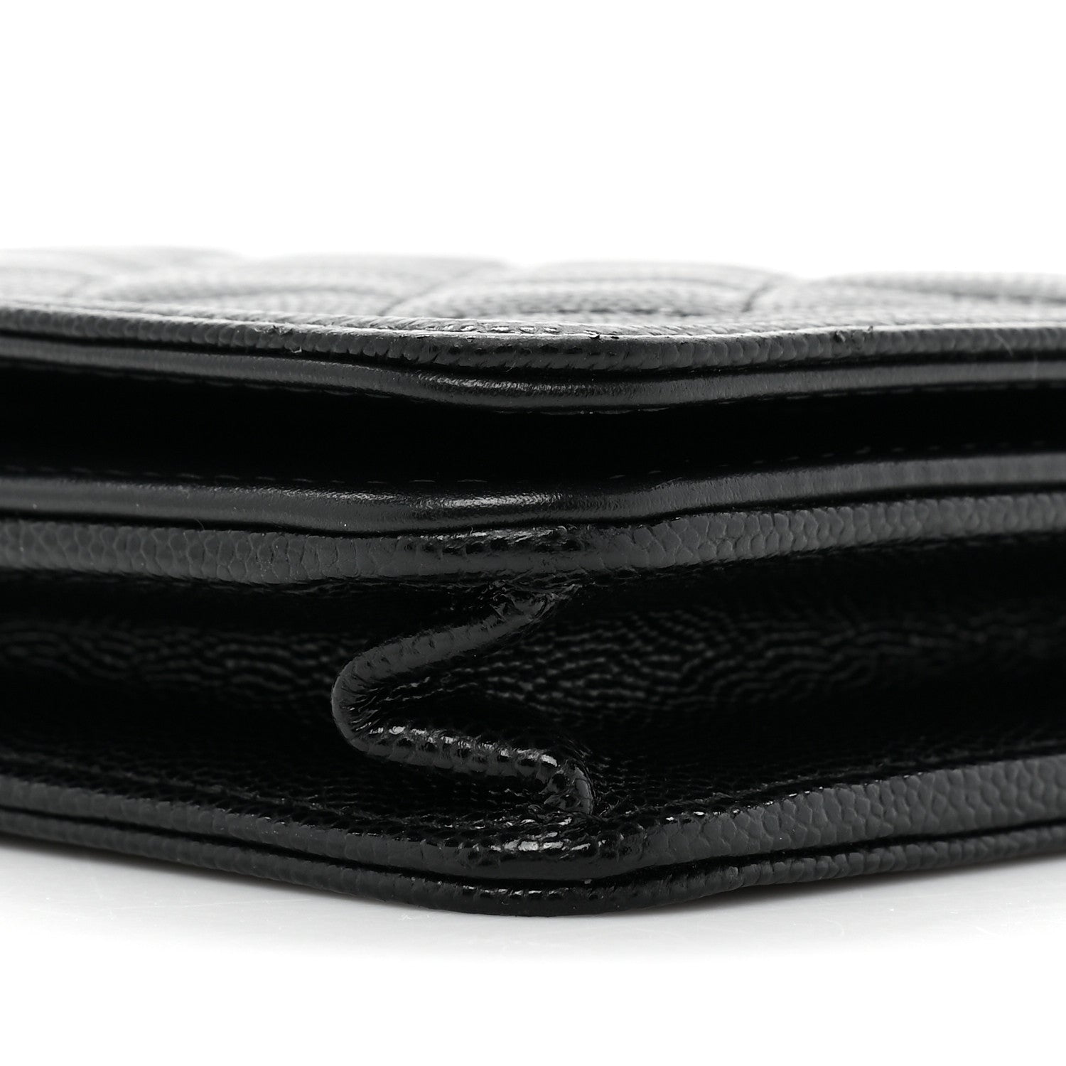 Chanel Caviar Quilted Boy Clutch With Chain Black 11 of 14