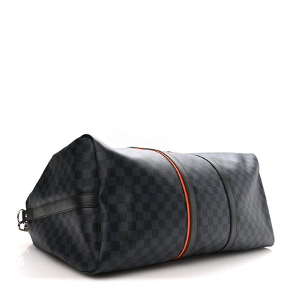 Louis Vuitton Damier Cobalt Race Keepall Bandouliere 55 3 of 9