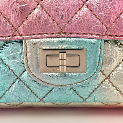Chanel Metallic Goatskin Quilted Mini 2.55 Reissue Flap Multicolor 10 of 11