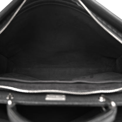 Fendi Cuoio Romano Selleria Metal Stitch Large Mens Peekaboo Iconic Essential Satchel Black 6 of 11