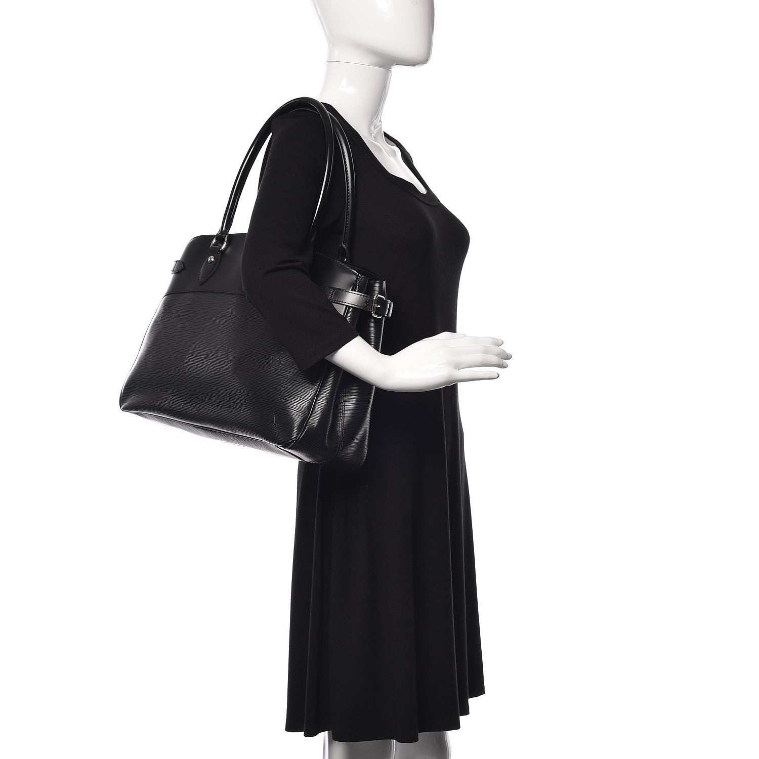 Louis Vuitton Epi Passy GM Black 2 of 13
