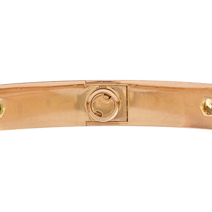 Cartier 18K Pink Gold Sapphire Garnet Amethyst LOVE Bracelet 18 6 of 9